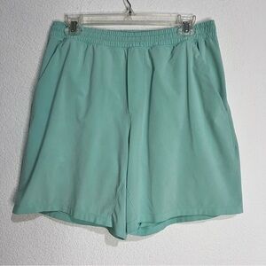 Lululemon Athletica Mint Green Pace Breaker Lined Athletic Shorts Large